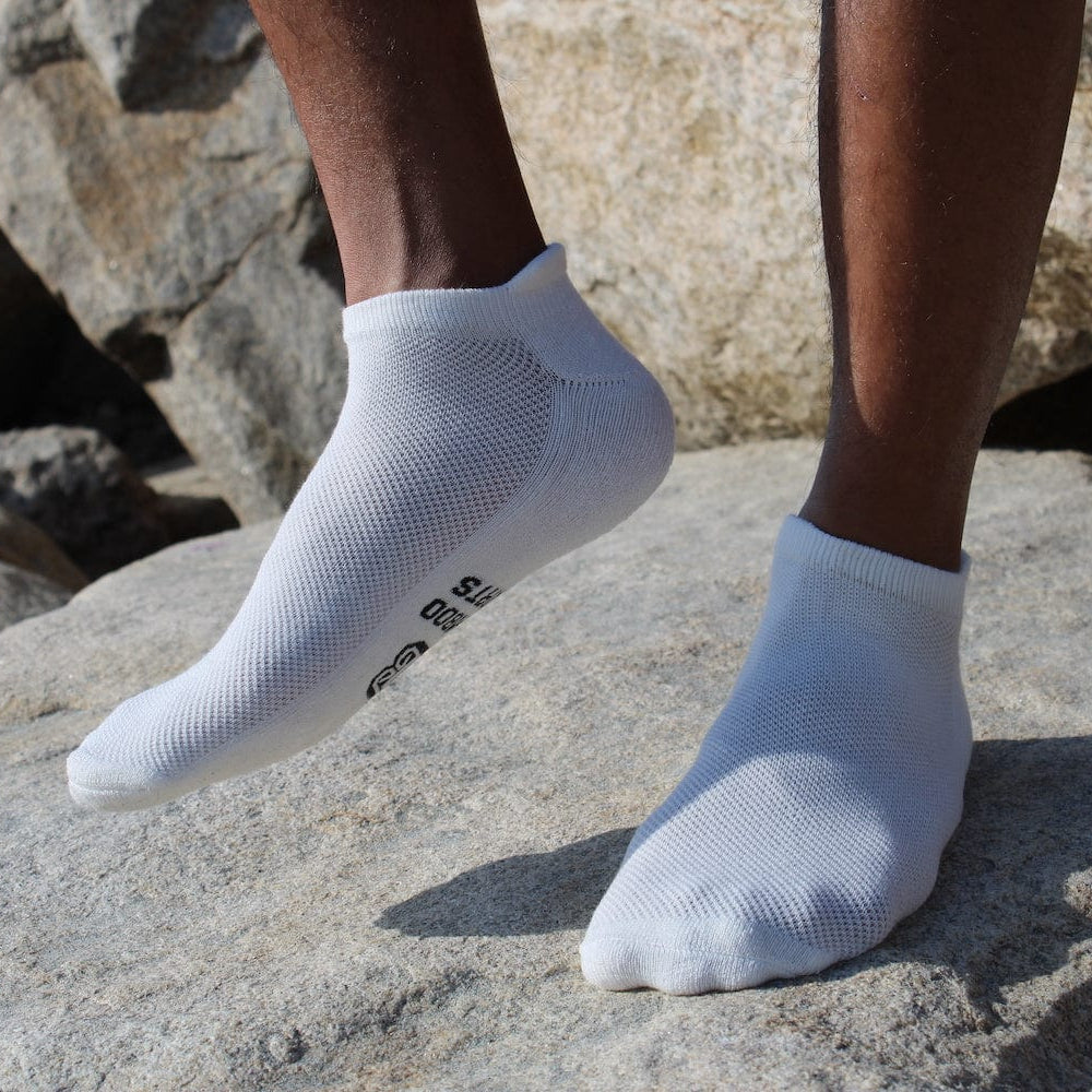 Unisex No Show Bamboo Rayon Socks | 3/6-Pack