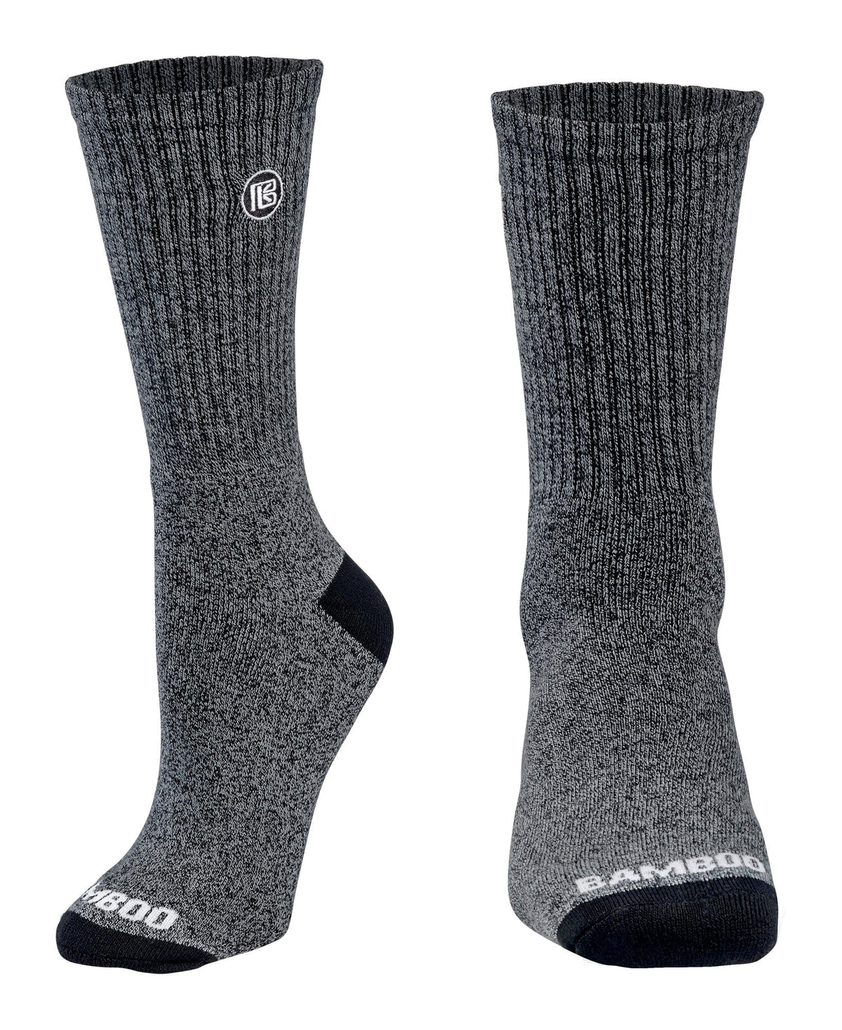 Premium Bamboo Rayon Crew Socks | 3/6-Pack