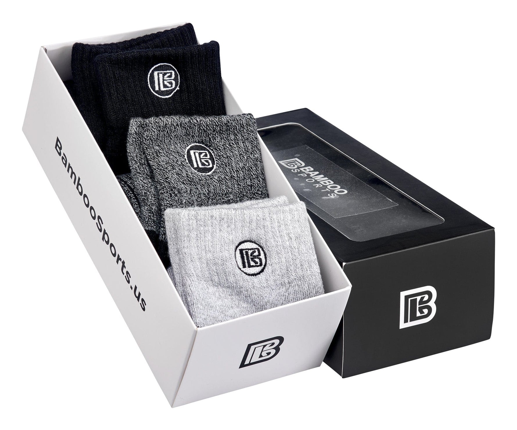 Premium Bamboo Rayon Crew Socks | 3/6-Pack