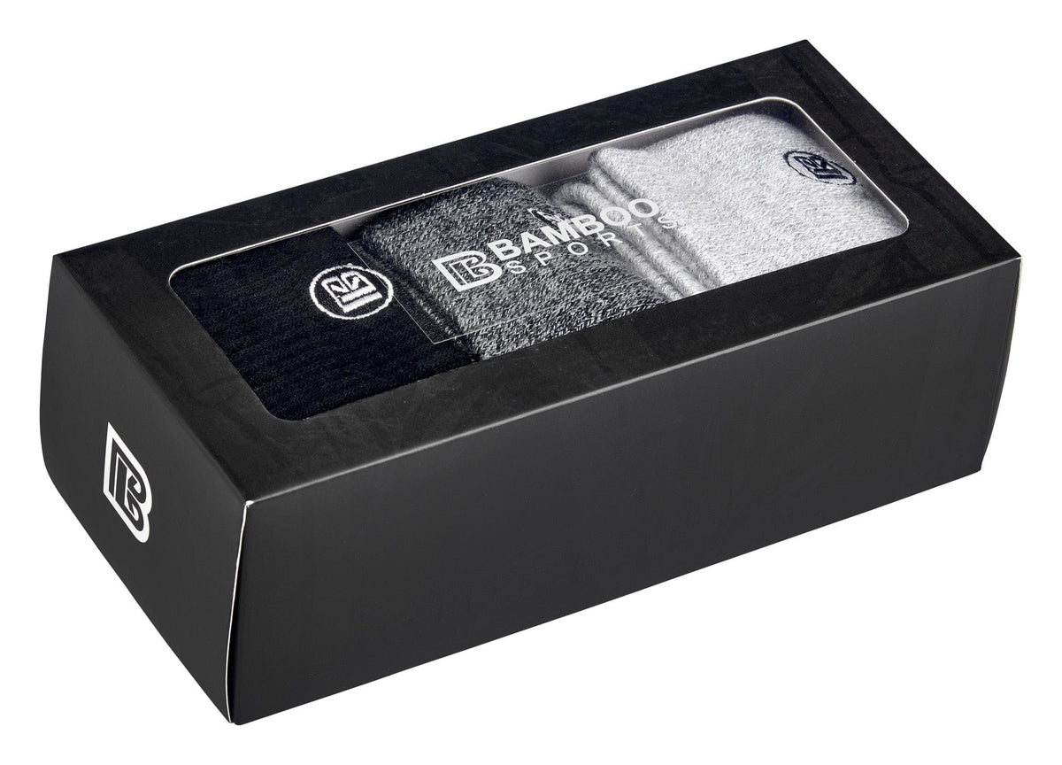 Premium Bamboo Rayon Crew Socks | 3/6-Pack