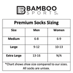 Premium Bamboo Rayon Crew Socks | 3/6-Pack