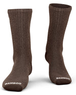 Premium Bamboo Rayon Crew Socks | 3/6-Pack