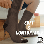 Premium Bamboo Rayon Crew Socks | 3/6-Pack