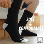 Premium Bamboo Rayon Crew Socks | 3/6-Pack