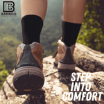 Premium Bamboo Rayon Crew Socks | 3/6-Pack