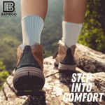 Premium Bamboo Rayon Crew Socks | 3/6-Pack