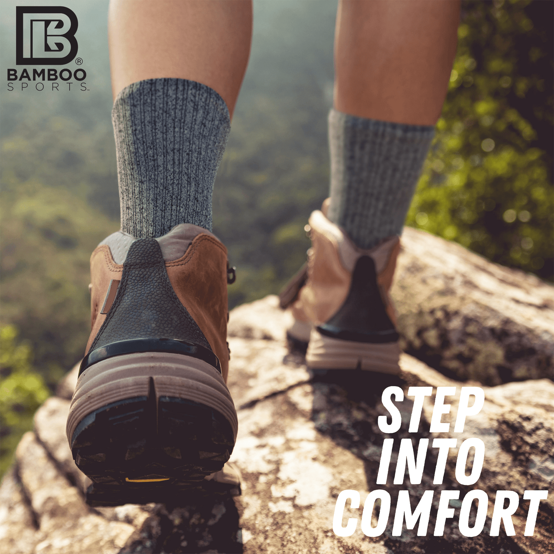 Premium Bamboo Rayon Crew Socks | 3/6-Pack