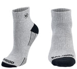 Premium Bamboo Rayon Quarter High Crew Socks | 3/6-Pack