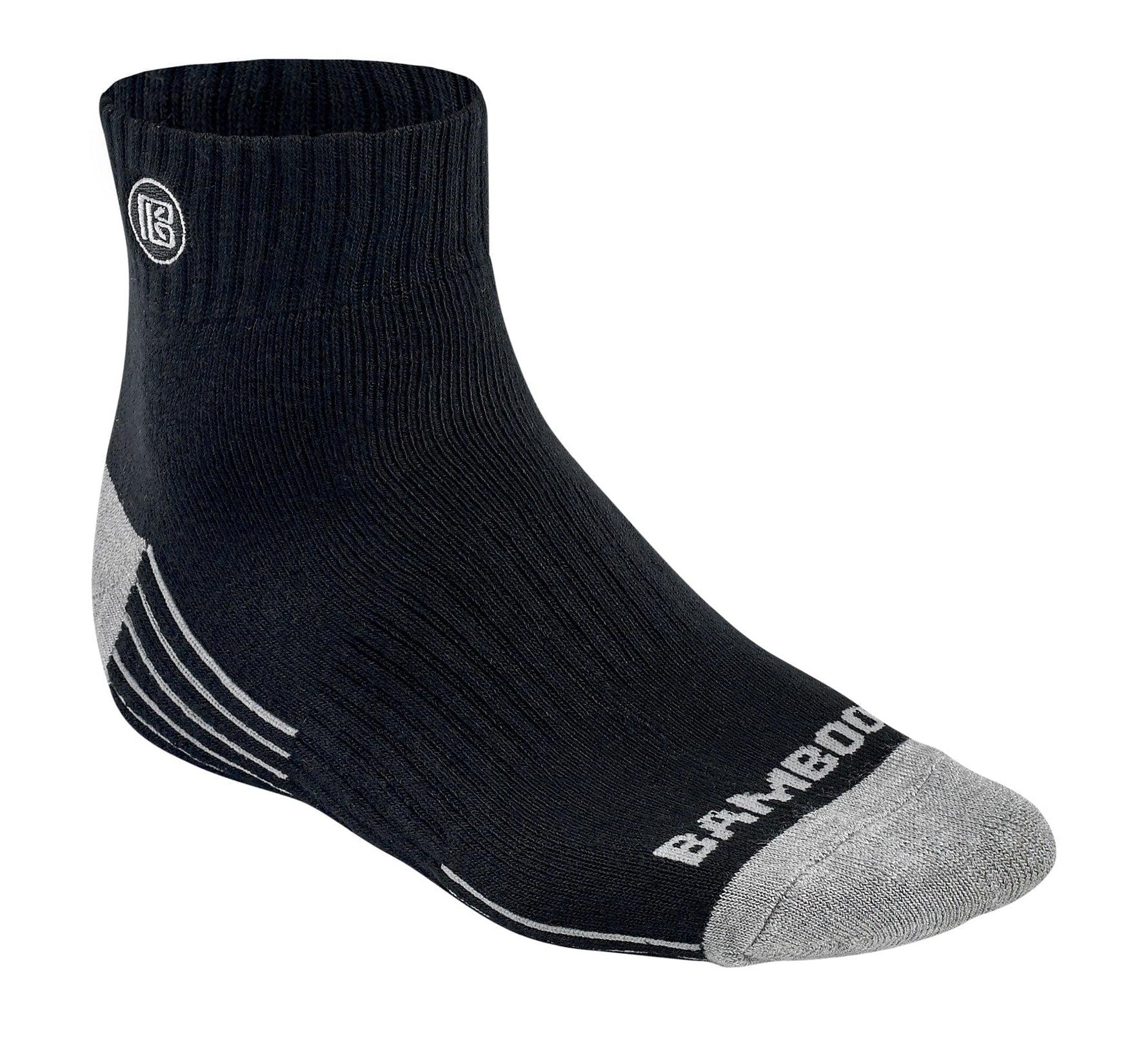 Premium Bamboo Rayon Quarter High Crew Socks | 3/6-Pack