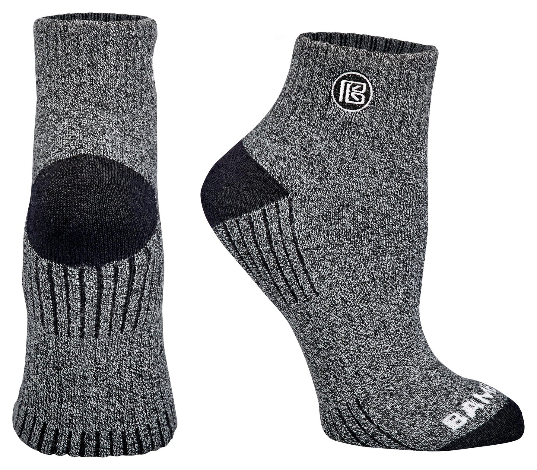 Premium Bamboo Rayon Quarter High Crew Socks | 3/6-Pack
