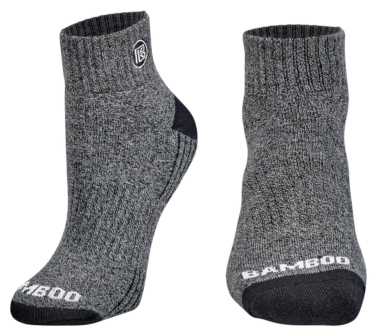 Premium Bamboo Rayon Quarter High Crew Socks | 3/6-Pack
