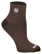 Premium Bamboo Rayon Quarter High Crew Socks | 3/6-Pack