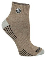 Premium Bamboo Rayon Quarter High Crew Socks | 3/6-Pack