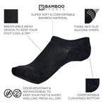 Invisible No Show Bamboo Rayon Socks | 3/6-Pack