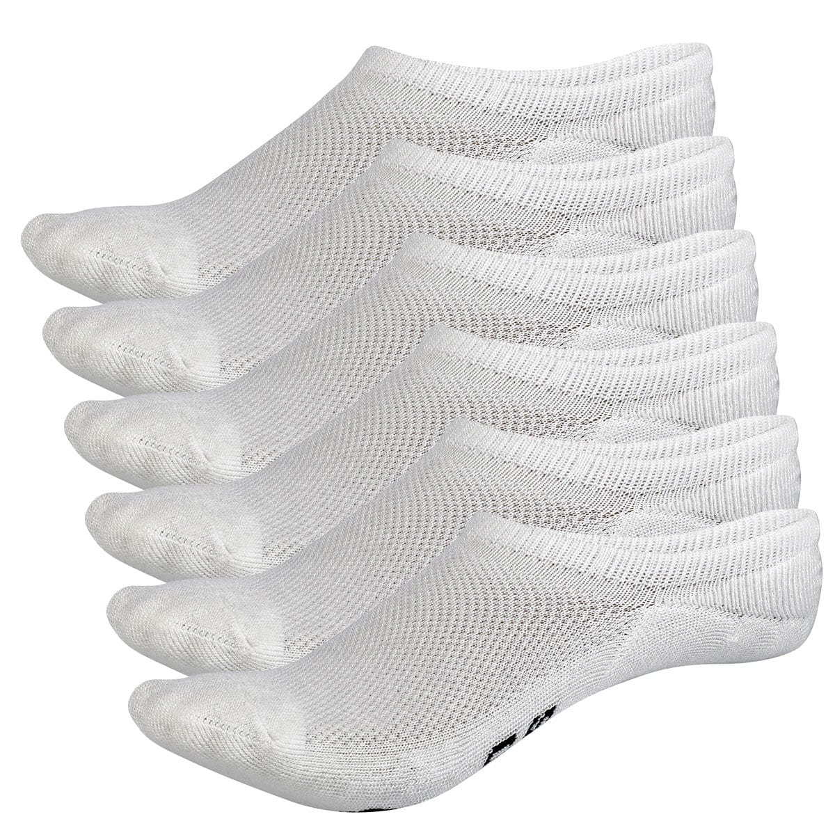 Invisible No Show Bamboo Rayon Socks | 3/6-Pack