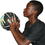 Hands on Shooter Basketball with Hand Placement