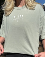 Women’s Oversized Gym Shirt | Bay Green Pump Cover