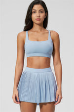 The Balance Sports Bra Tennis Skirt 2-Piece Set