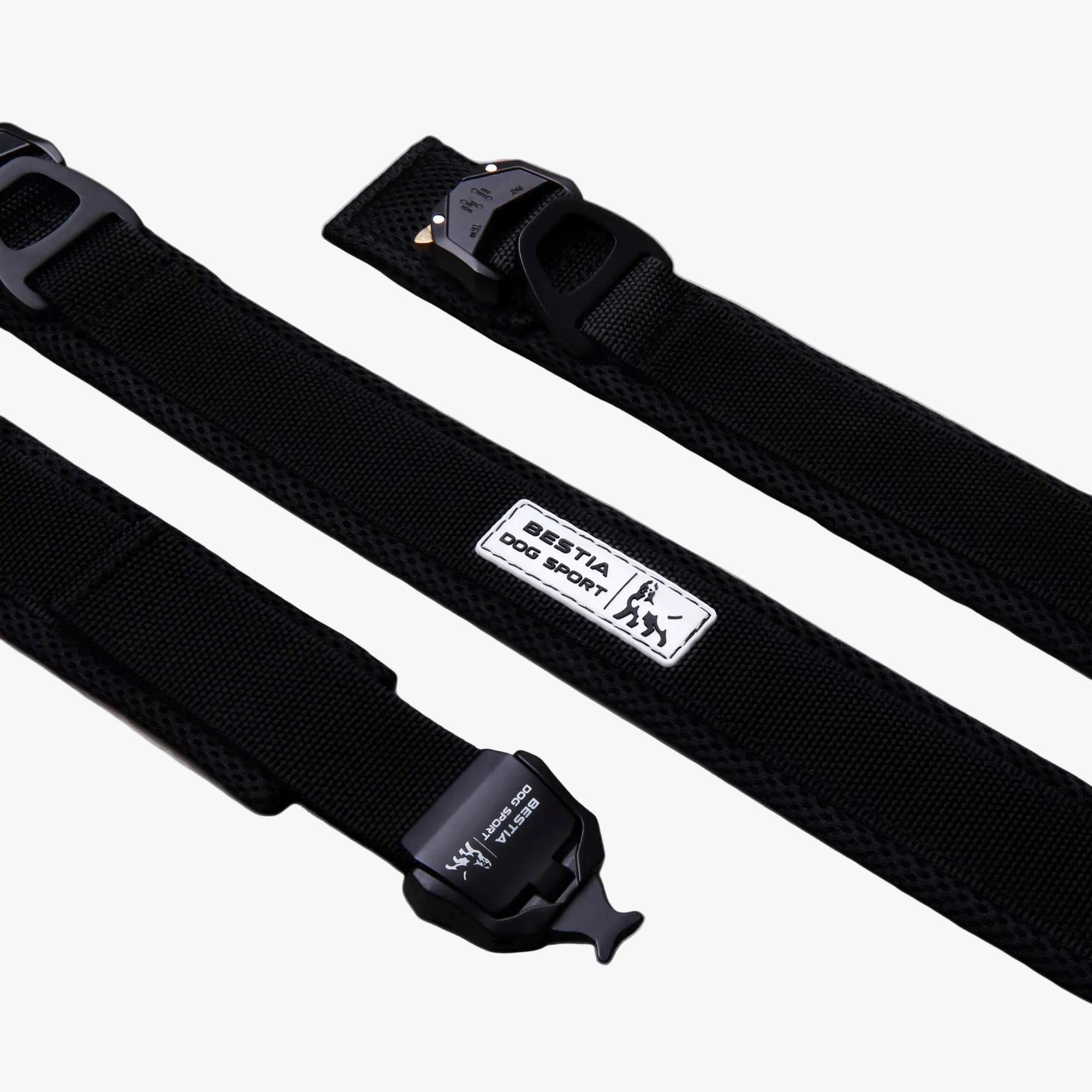 BESTIA DOG SPORT FAST RELEASE COLLAR BLACK