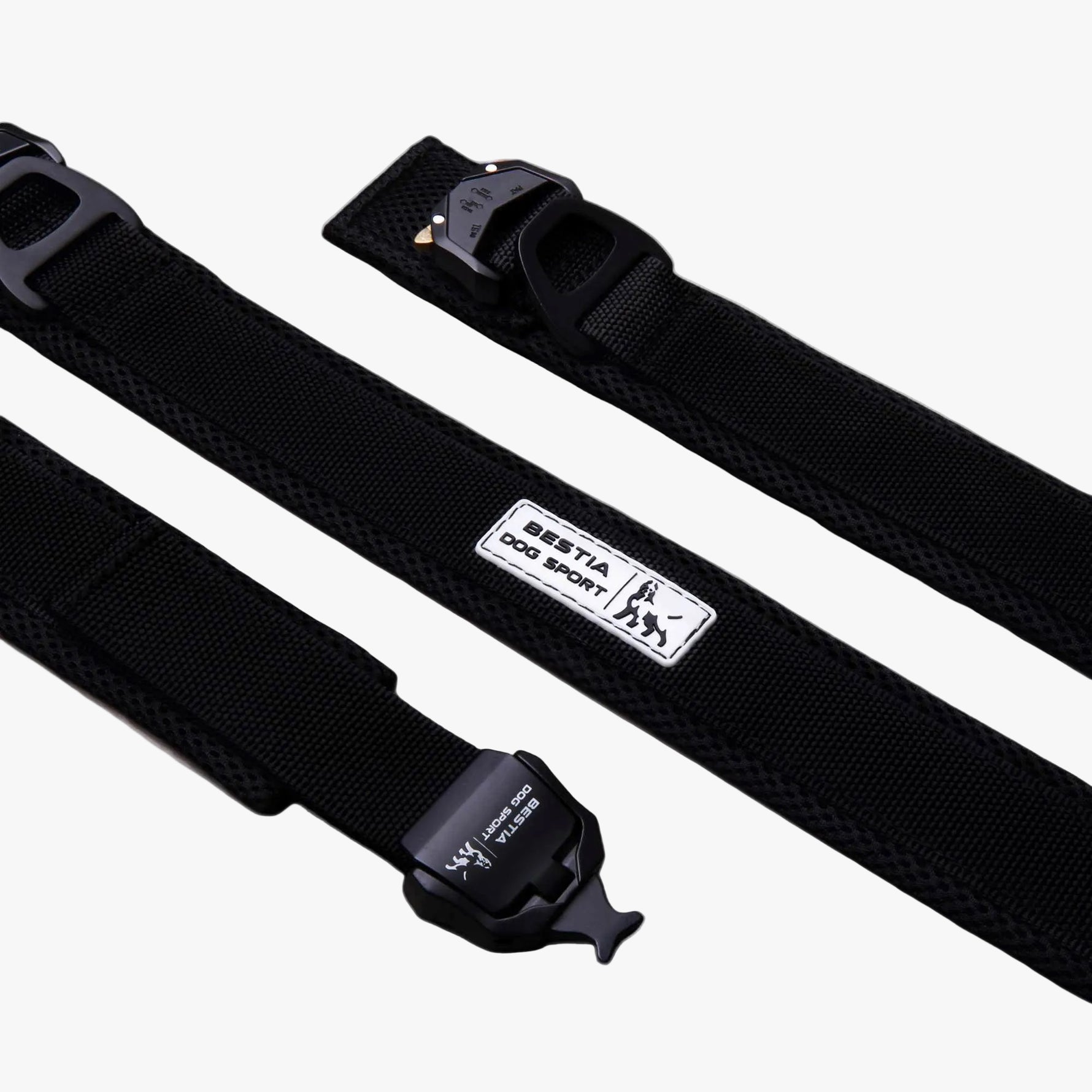 BESTIA DOG SPORT FAST RELEASE COLLAR BLACK