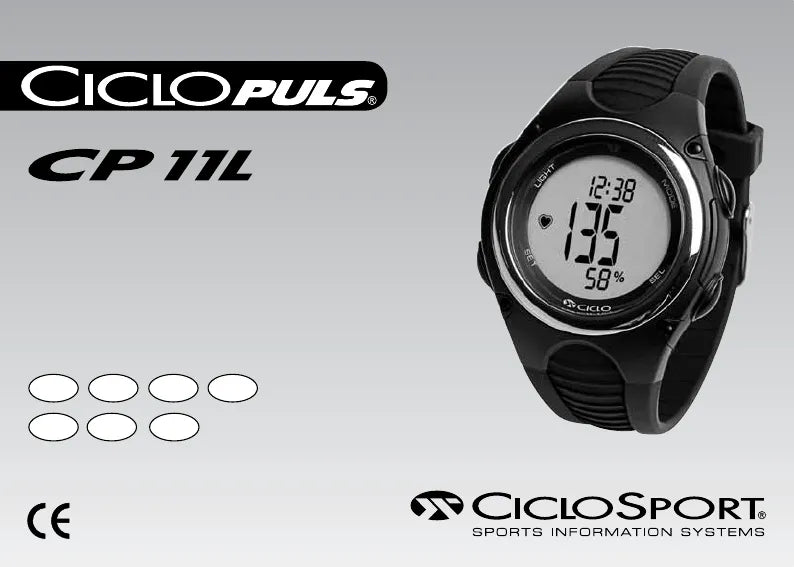 CICLOSPORT CP 11L Heart Rate Monitor & Watch