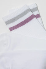 Conte Active Cotton Long Socks with Lurex Stripes