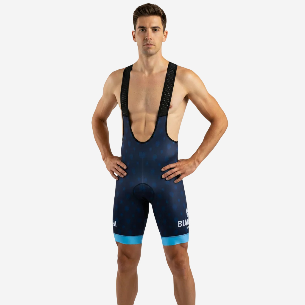 Bianchi-Milano Palizzi Men's Bib Shorts | Blue