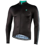 Bianchi VALFURVA Men's Cycling Long Sleeve Thermal Jersey | Black
