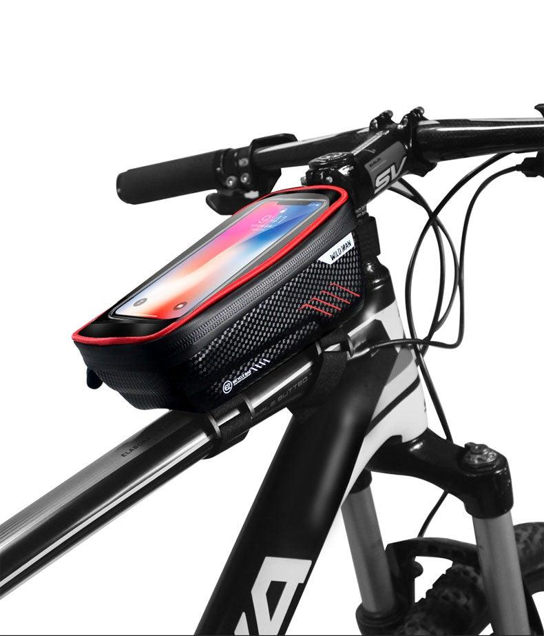 Top Tube WP Hard Shell Cycling Bag with TPU Touch Screen Phone Case