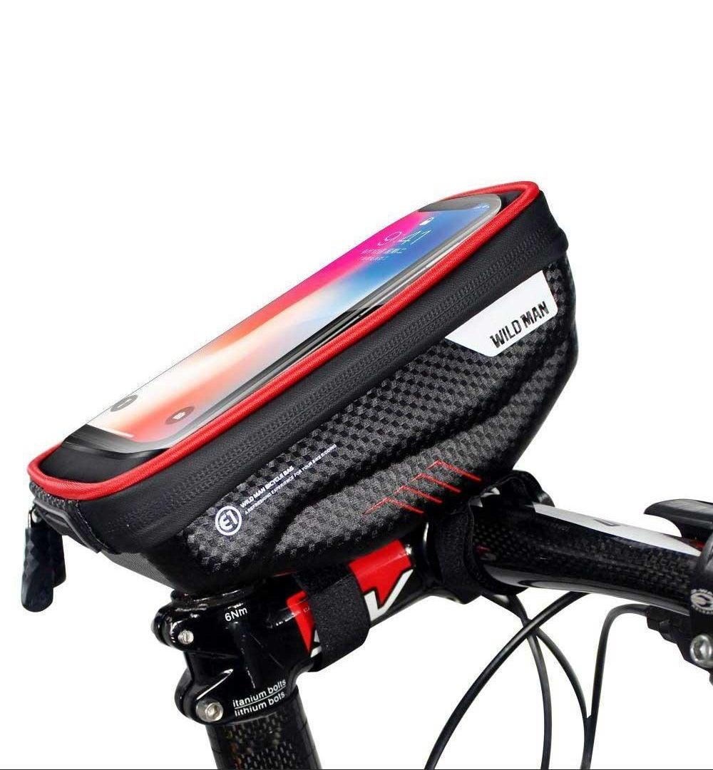 Top Tube WP Hard Shell Cycling Bag with TPU Touch Screen Phone Case