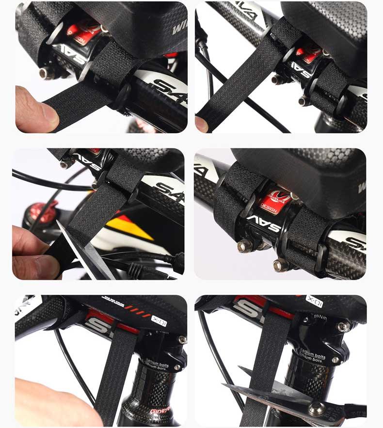 Top Tube WP Hard Shell Cycling Bag with TPU Touch Screen Phone Case