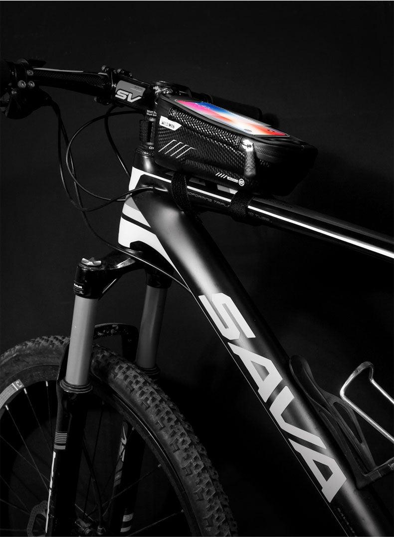 Top Tube WP Hard Shell Cycling Bag with TPU Touch Screen Phone Case
