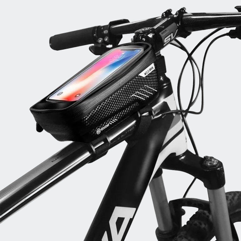 Top Tube WP Hard Shell Cycling Bag with TPU Touch Screen Phone Case