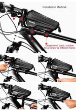 Top Tube WP Hard Shell Cycling Bag with TPU Touch Screen Phone Case