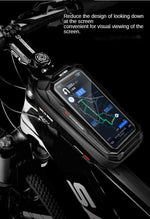 Top Tube WP Hard Shell Cycling Bag with TPU Touch Screen Phone Case