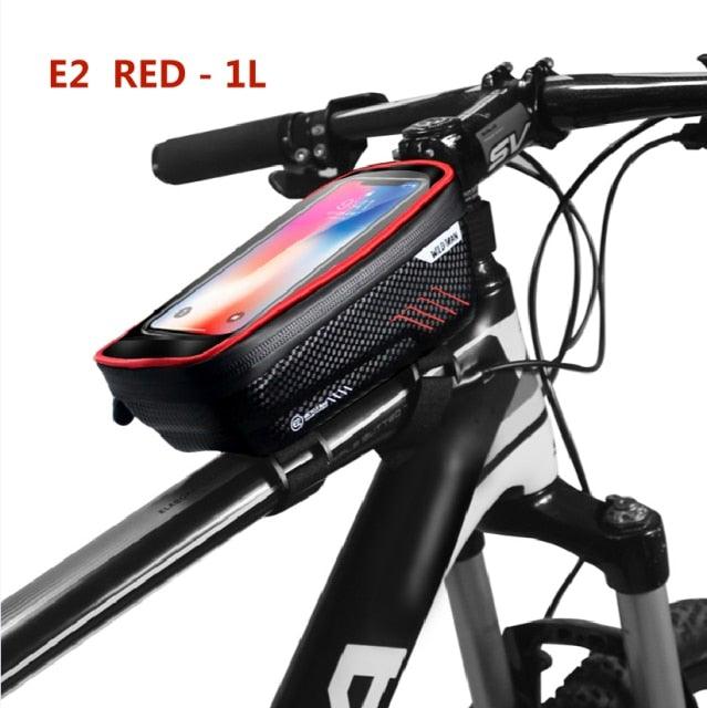 Top Tube WP Hard Shell Cycling Bag with TPU Touch Screen Phone Case