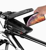 Top Tube WP Hard Shell Cycling Bag with TPU Touch Screen Phone Case