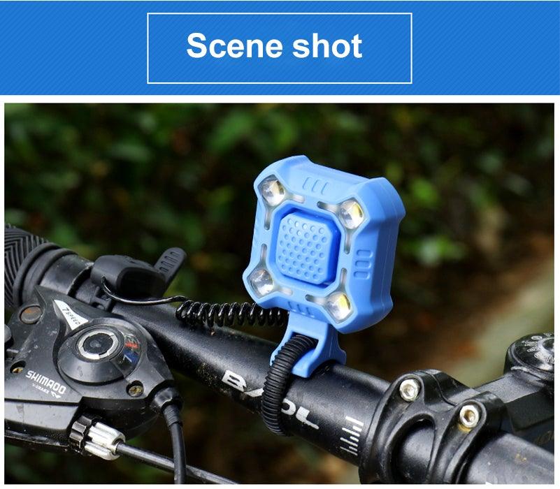 Bike Electric Horn Bell with Lights | USB Charging 1200mAh