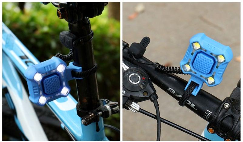 Bike Electric Horn Bell with Lights | USB Charging 1200mAh