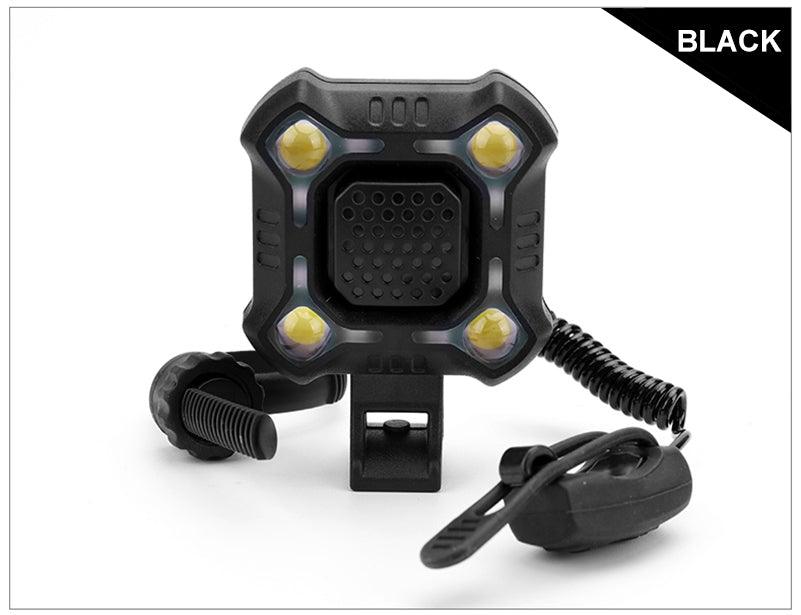 Bike Electric Horn Bell with Lights | USB Charging 1200mAh