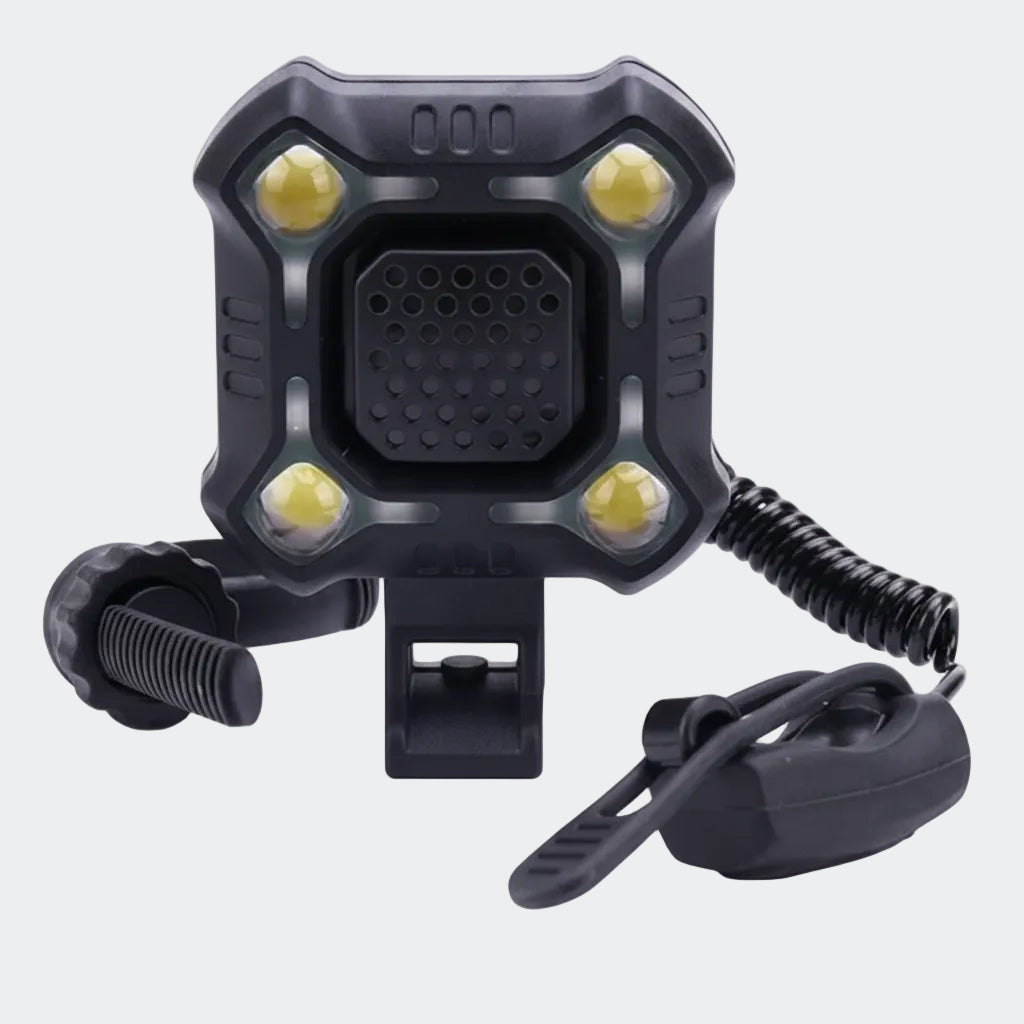 Bike Electric Horn Bell with Lights | USB Charging 1200mAh
