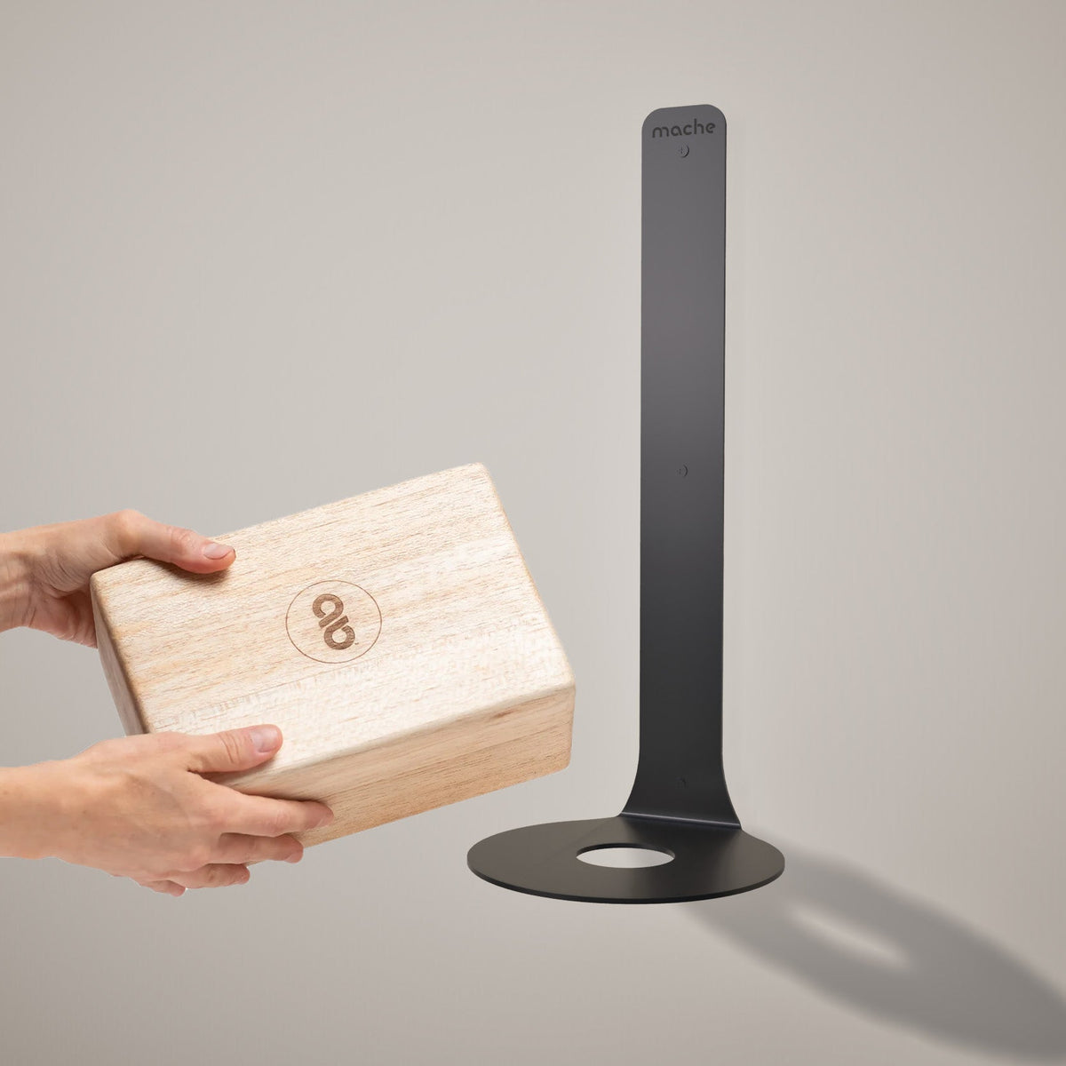 Yoga Block Wall Bracket | Black
