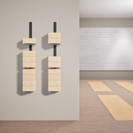 Yoga Block Wall Bracket | Black