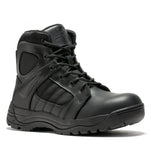 Botas Pro Black Men's 6” Side Zipper Rubber Sole Tactical Boots | BMP111BK