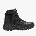 Botas Pro Black Men's 6” Side Zipper Rubber Sole Tactical Boots | BMP111BK