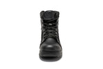 Botas Pro Black Men's 6” Side Zipper Rubber Sole Tactical Boots | BMP111BK