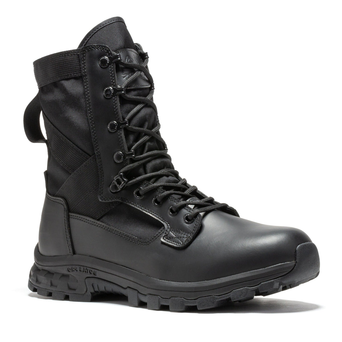 Botas Pro Black Men's 8" Side Zipper Military Tactical Boots | BP401BK
