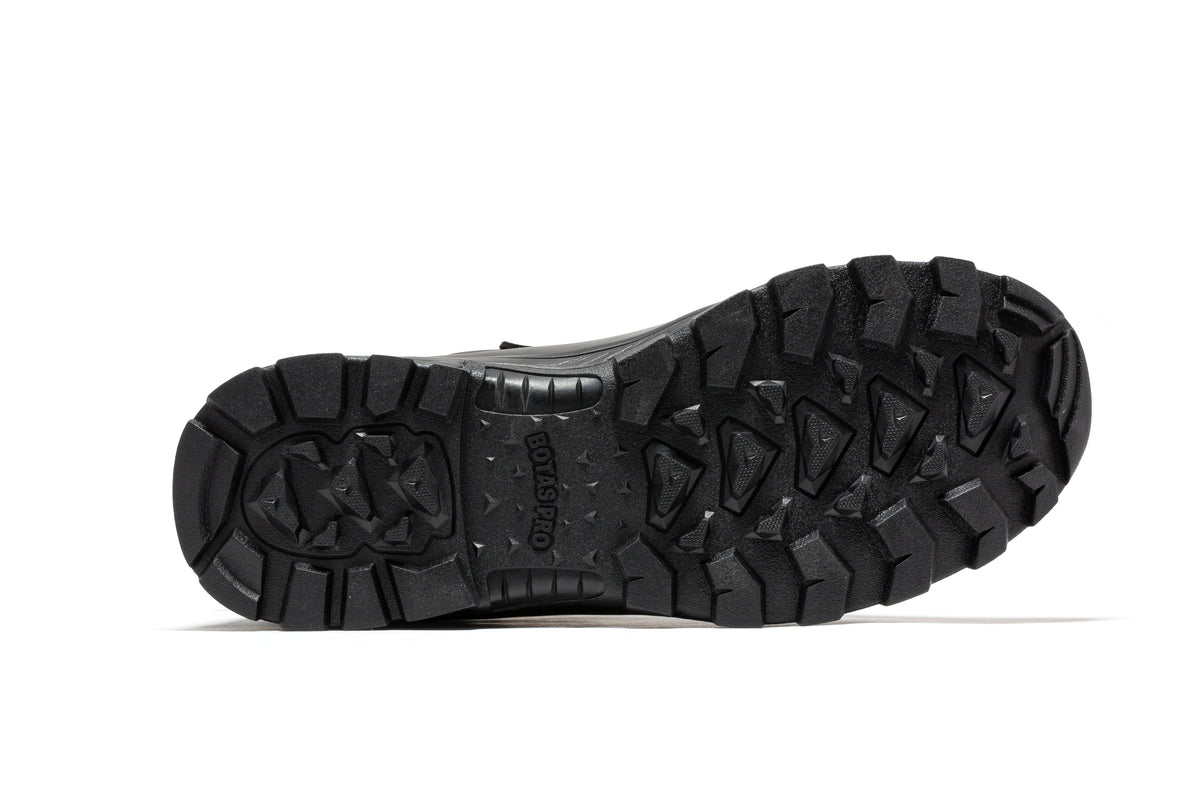 Botas Pro Black Men's 8" Side Zipper Military Tactical Boots | BP401BK