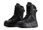 Botas Pro Black Men's 8” Side Zipper Rubber Sole Tactical Boots | BMP110BK