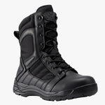 Botas Pro Black Men's 8” Side Zipper Rubber Sole Tactical Boots | BMP110BK